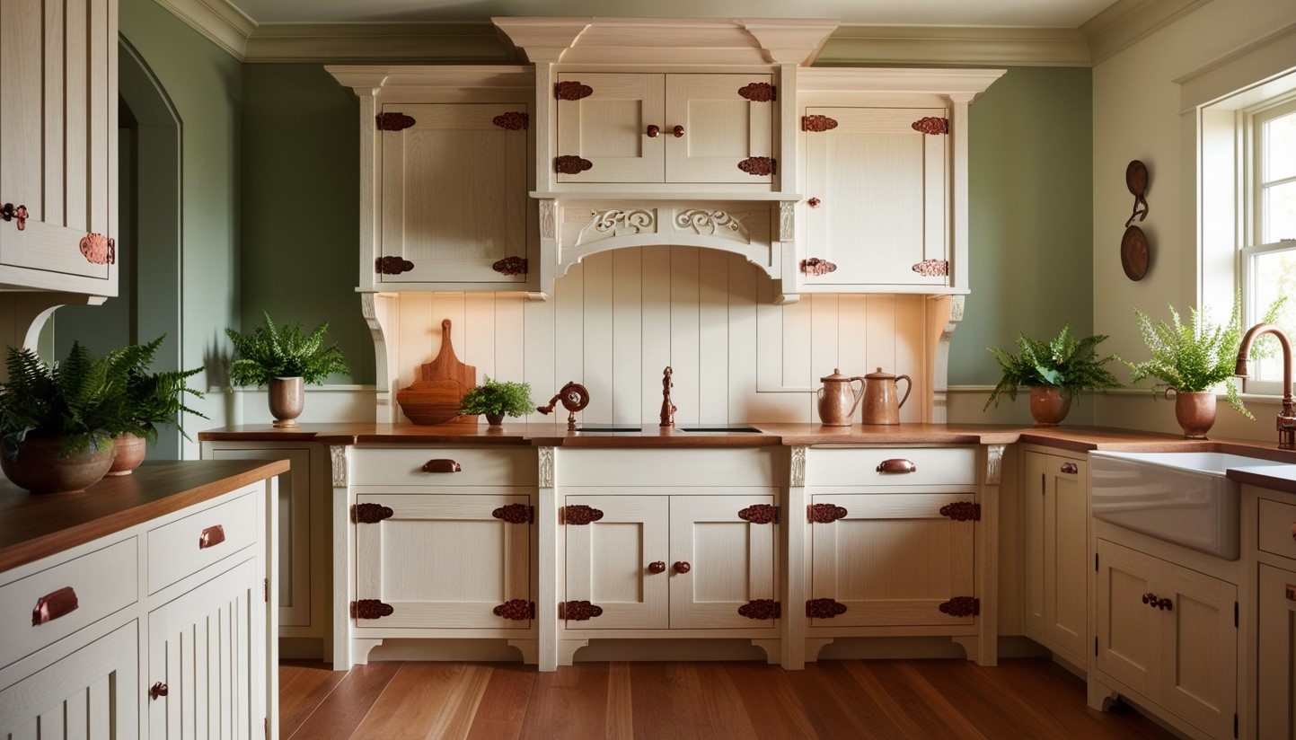 Arts and Crafts Style Kitchen Cabinets