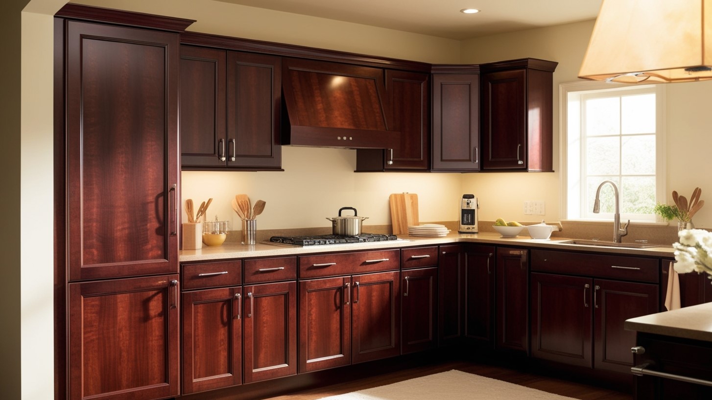 Mahogany Kitchen Cabinets