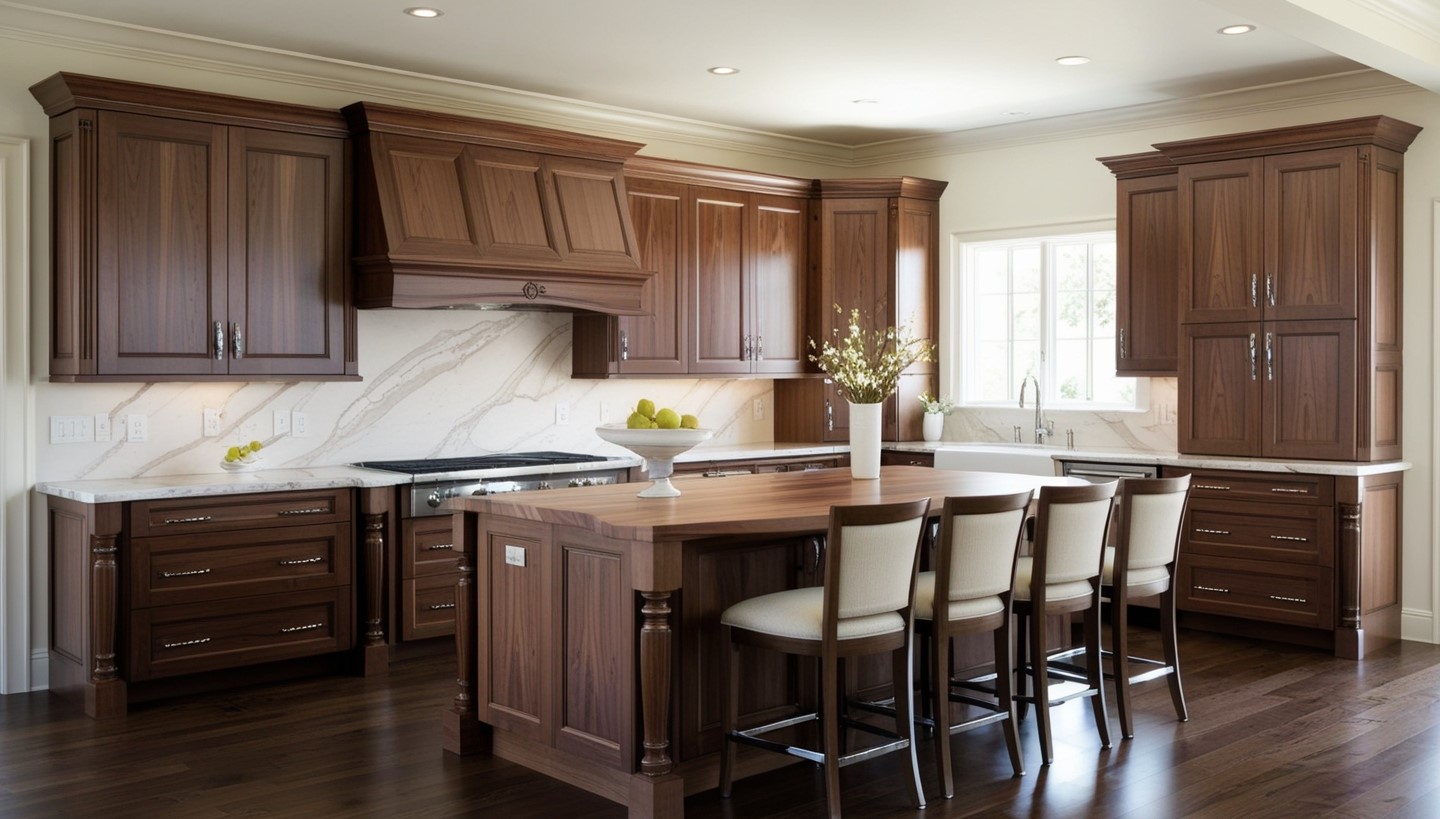 Walnut Kitchen Cabinets