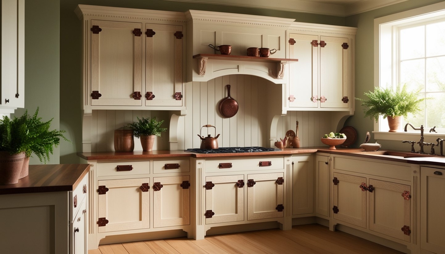 Arts and Crafts Style Kitchen Cabinets