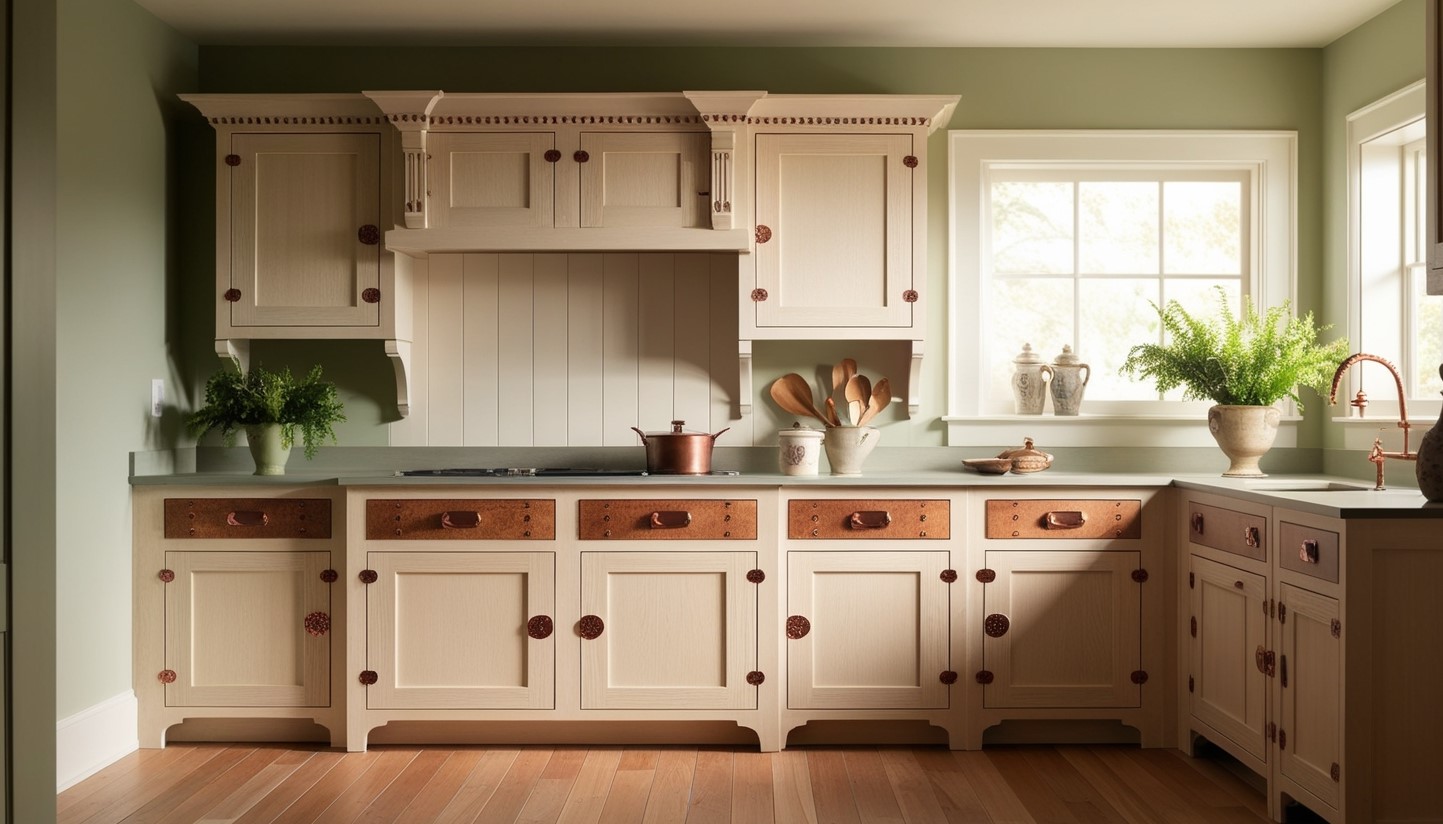 Arts and Crafts Style Kitchen Cabinets