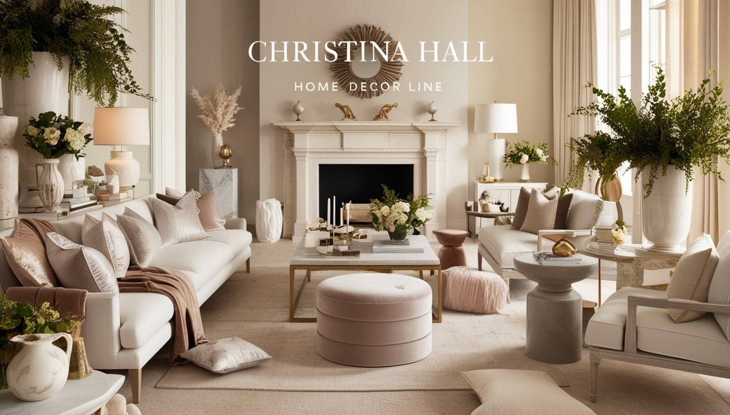 Elegant Christina Hall Home Decor Living Room Style
