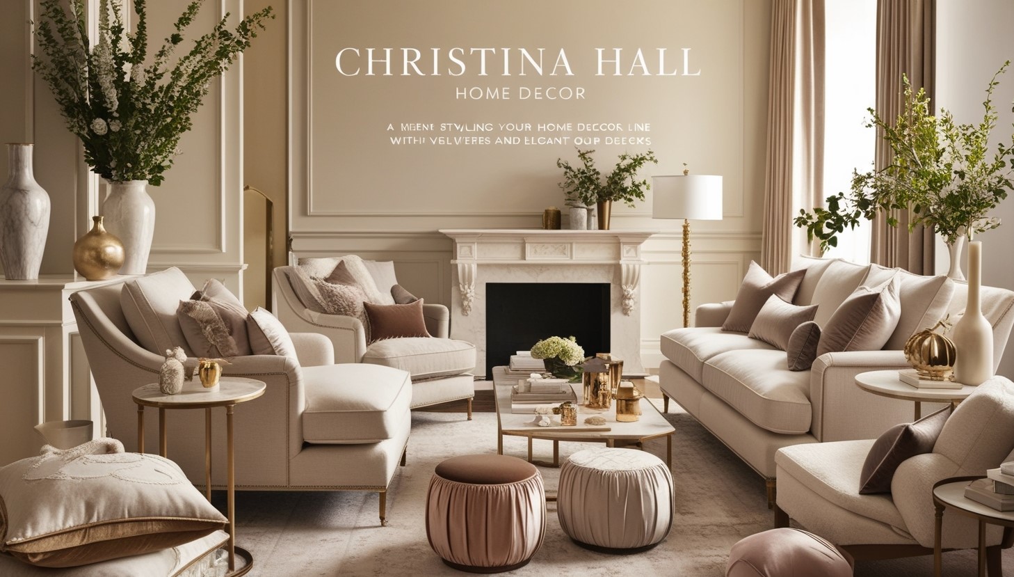 Elegant Christina Hall Home Decor Living Room Style