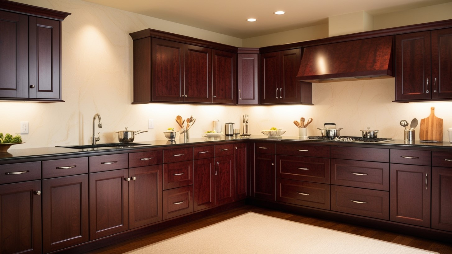 Mahogany Kitchen Cabinets