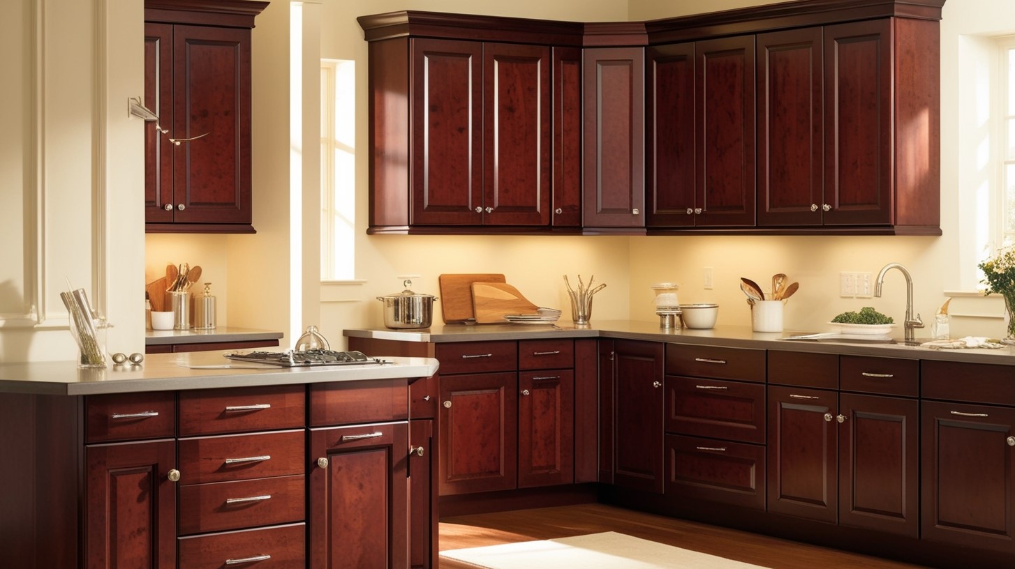 Mahogany Kitchen Cabinets